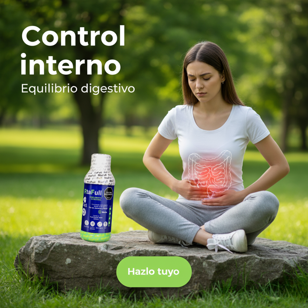 RtaFull Concentrado Natural – Té Verde con Flor de Jamaica y Menta