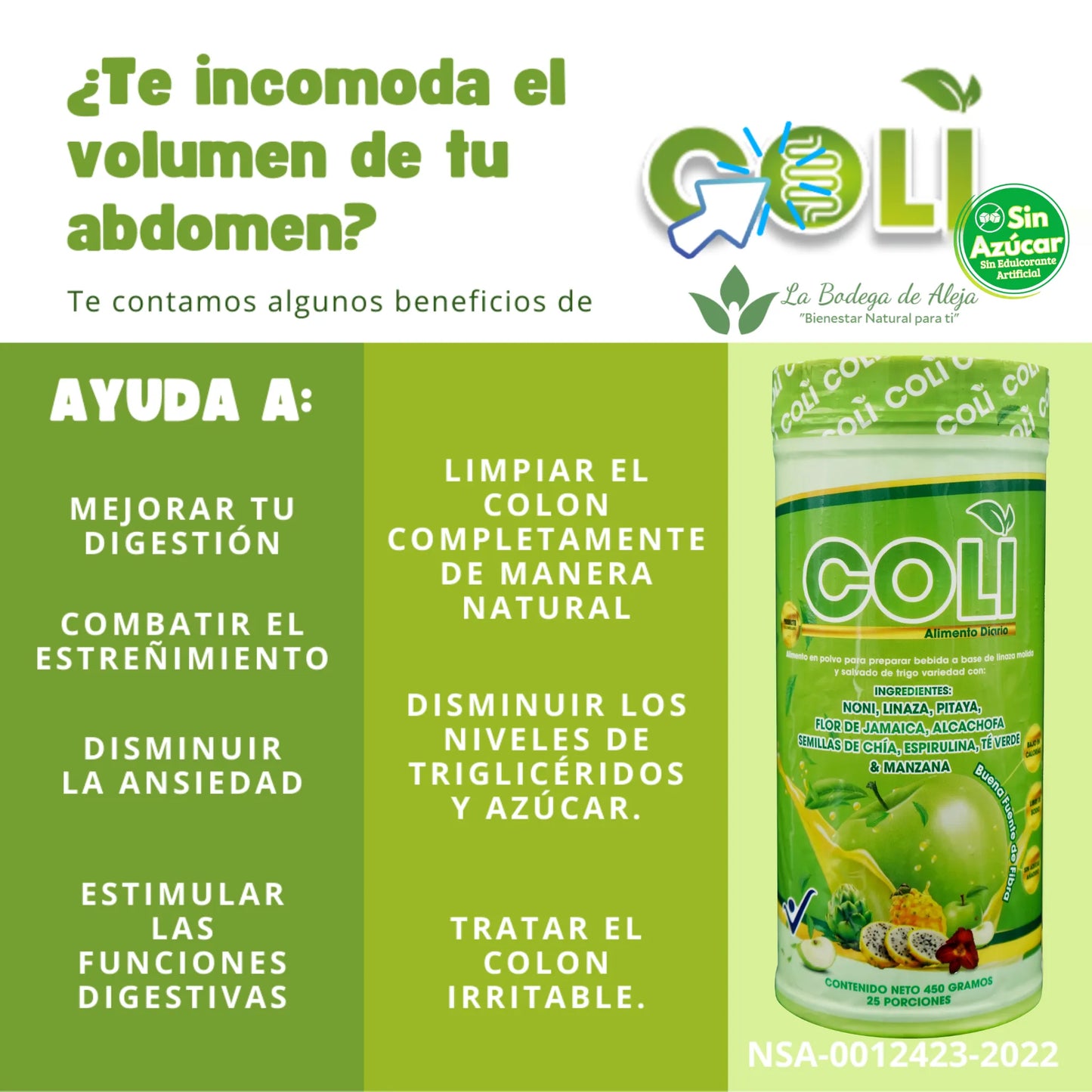 COLI Alimento Diario – Bebida Natural para la Digestión