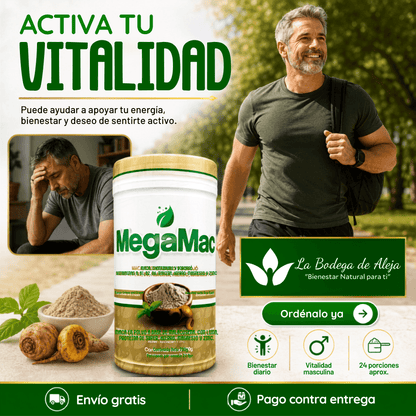 MegaMac – Energía y Vitalidad Natural | La Bodega de Aleja