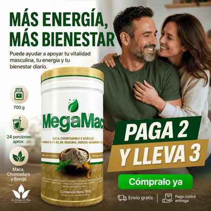 MegaMac – Energía y Vitalidad Natural | La Bodega de Aleja