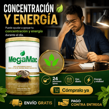 MegaMac – Energía y Vitalidad Natural | La Bodega de Aleja