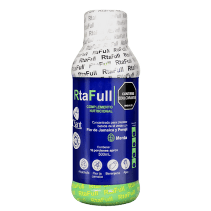 RtaFull Concentrado Natural – Té Verde con Flor de Jamaica y Menta