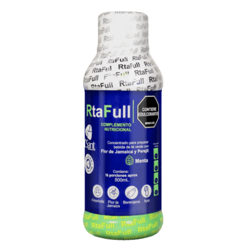RtaFull Concentrado Natural – Té Verde con Flor de Jamaica y Menta